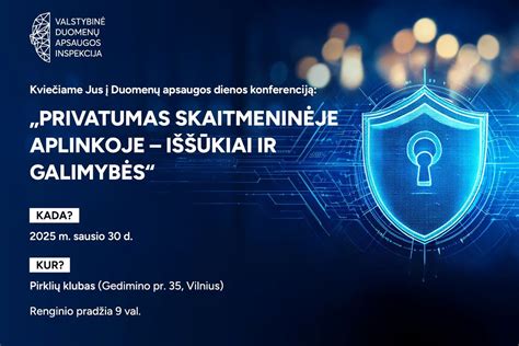 Simbolinė iliustracija: apsauga ir privatumas