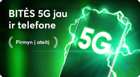 Žemėlapis, rodantis 4G ir 5G ryšio aprėptį Lietuvoje