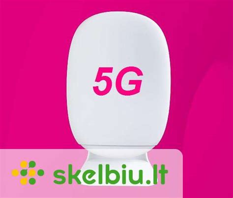 Lyginamoji 4G ir 5G modemo spartos lentelė