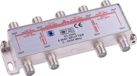 Antenų skirstytuvas (splitter) ir multipleksorius