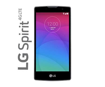 LG Spirit 4G LTE telefono dizainas