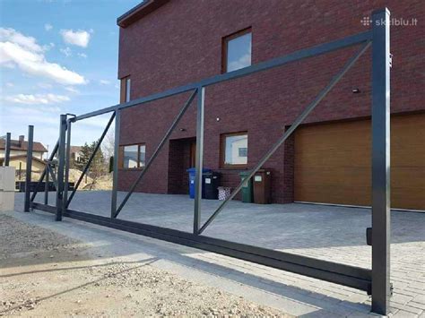 Automatiniai kiemo vartai su GSM moduliu