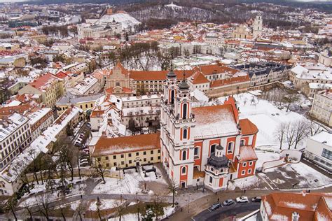 Vilniaus senamiesčio vaizdas su Šv. Stepono gatve