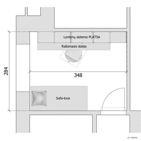 Namų planas su optimalia maršrutizatoriaus vieta