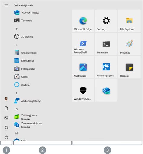 Windows 8 pradžios meniu su nustatymų piktograma