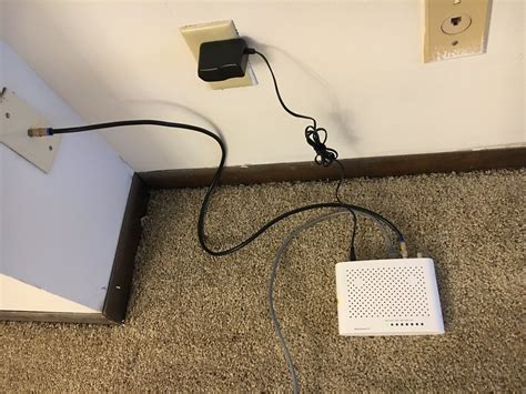 Router and modem power cords