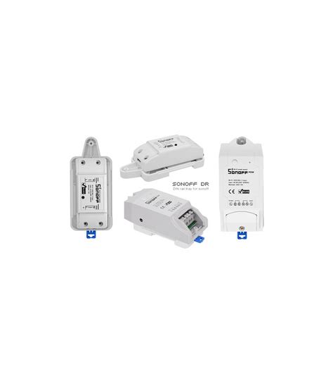 Sonoff 4CH relės montavimas ant DIN bėgelio