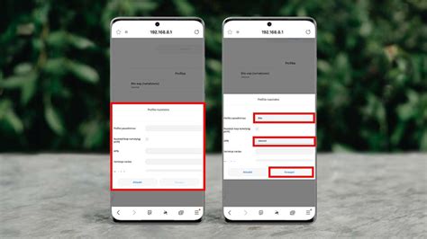 Pavyzdys, kaip atrodo APN nustatymai telefone