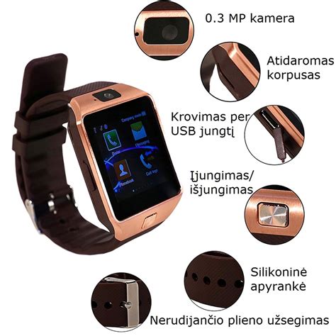 Išmanusis laikrodis su Bluetooth ryšiu