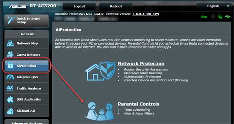 ASUS router Parental Controls Time Scheduling setup