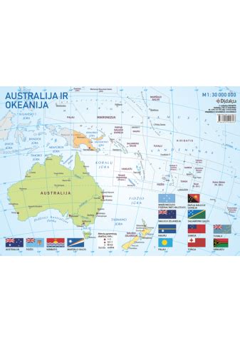 Australijos žemėlapis su pažymėta CSIRO būstine