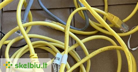 Įvairių kategorijų tinklo kabeliai