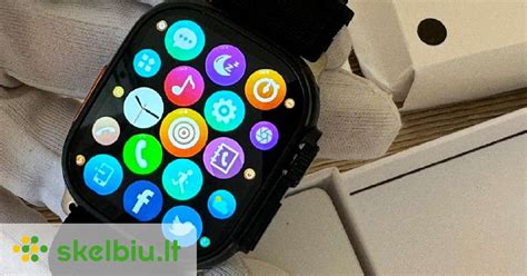NFC simbolis ant išmanaus laikrodžio