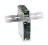 Nuotrauka, vaizduojanti Modbus į PA šliuzą, sumontuotą ant DIN bėgio