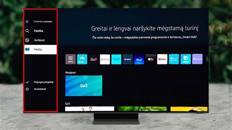 LG televizoriaus tinklo nustatymai