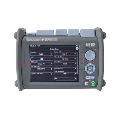 Optinio pluošto testeris (OTDR) demonstracija