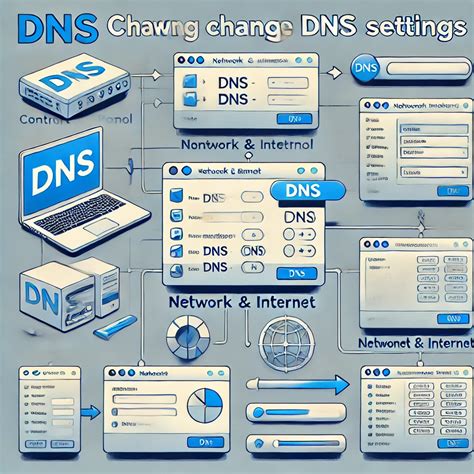 Scheminis pavaizdavimas kaip DNS keitimas leidžia pasiekti blokuojamą svetainę