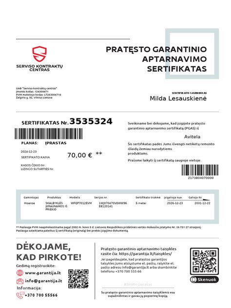 Garantinio aptarnavimo ženklas