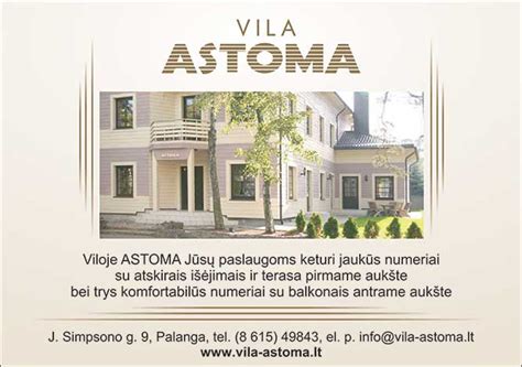 Vila Astoma fasadas