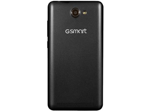 Gigabyte GSmart Classic LTE Dual SIM 5 Black išmanusis telefonas priekis ir galas