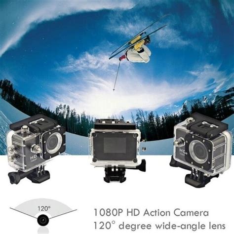 Veiksmo kamera su vandeniui atspariu dėklu po vandeniu