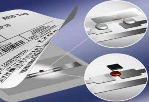 RFID žymos vidinė struktūra: mikroschema ir antena