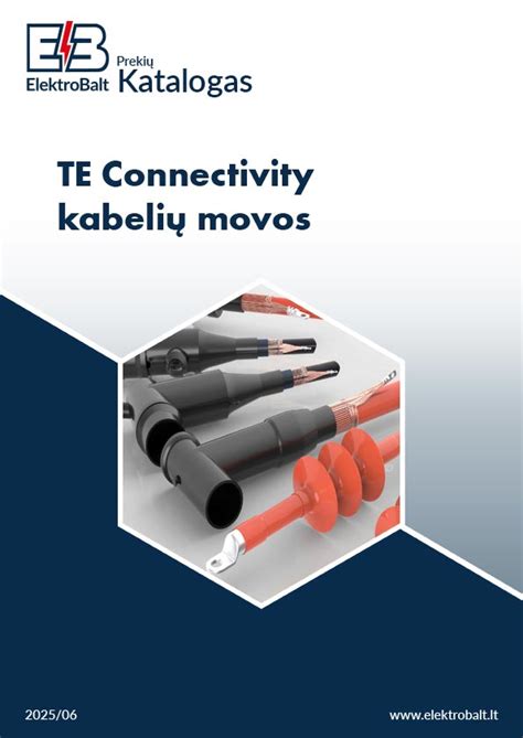 Įvairių tipų kabelių movos