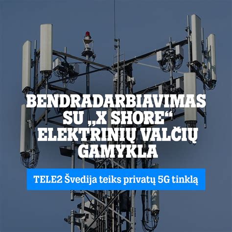5G tinklo perdavimo bokštas