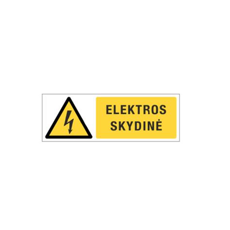 DIN bėgeliais montuojama elektros skydinė