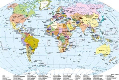 Pasaulio žemėlapis su interneto spartos indikatoriais