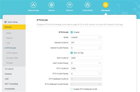 Edimax maršrutizatoriaus IPTV VLAN nustatymai