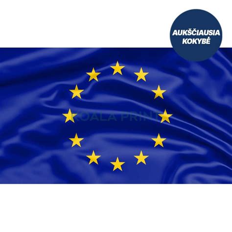 Europos Sąjungos vėliava ir palydovai