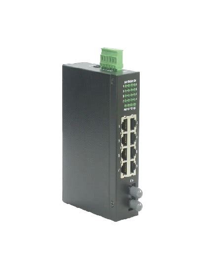 Pramoninis Ethernet jungiklis su optiniais prievadais