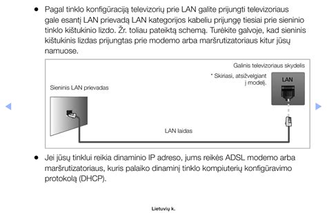 Kompiuteris prijungtas prie modemo tinklo kabeliu