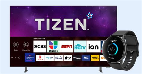 Samsung Tizen OS vartotojo sąsajos pavyzdys