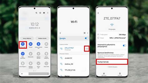 Maršrutizatoriaus valdymo programėlė telefone