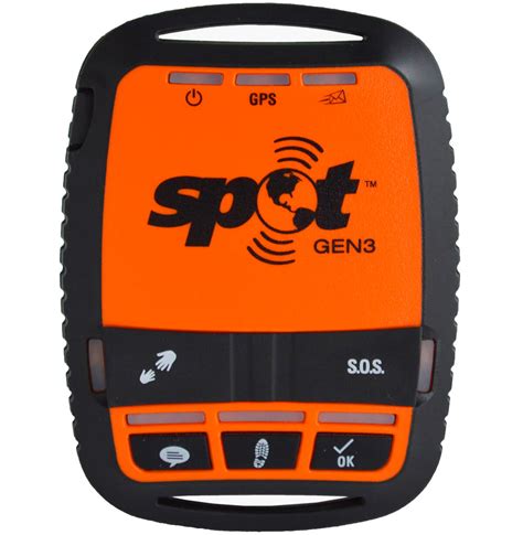 GPS siųstuvas SPOT Gen3 oranžinis ir juodas