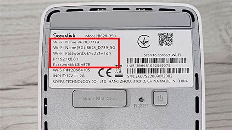 Huawei maršrutizatoriaus lipdukas su IP ir Password
