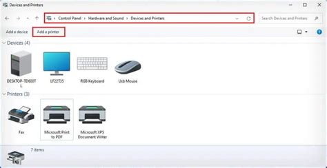 Spausdintuvo tinklo parinktys