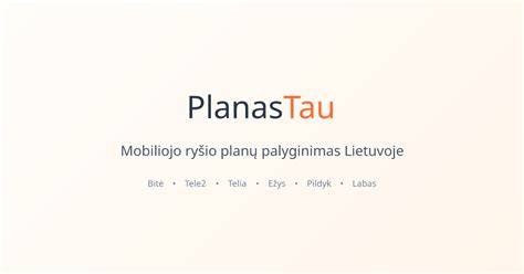 Lietuvos mobiliojo ryšio operatorių palyginimas