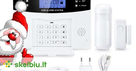 Belaidės GSM signalizacijos sistemos schematinis pavaizdavimas