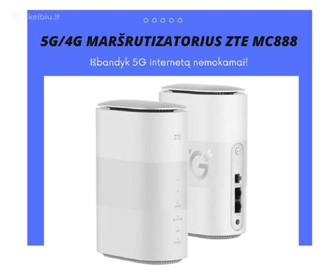 Žmogus, naudojantis 5G modemą lauke