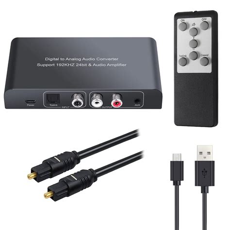 RCA ir Toslink jungčių pavyzdžiai