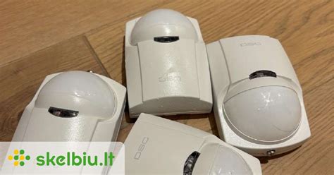 Ilustracija, rodanti įvairius judesio daviklius ir GSM signalizacijos centrą