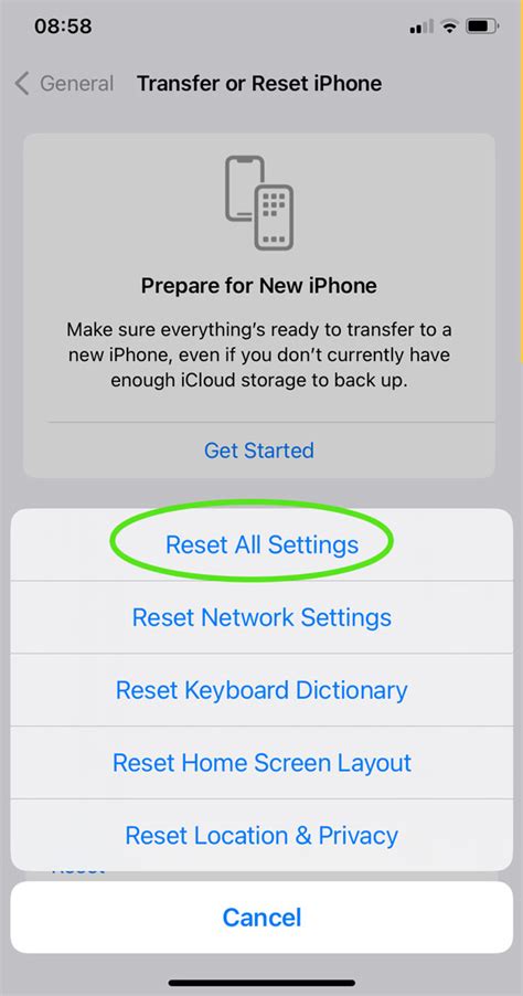 iPhone telefono nustatymai, rodantys Wi-Fi slaptažodį