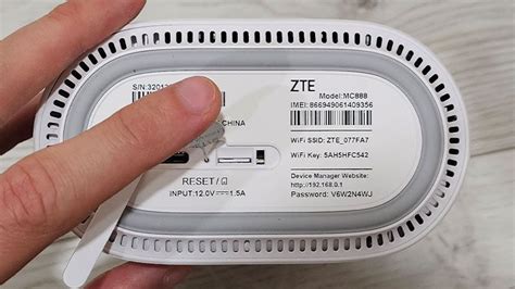 Maršrutizatoriaus RESET mygtukas