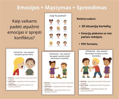 Atstuminio atpažinimo pakabuko ir kortelės pavyzdžiai