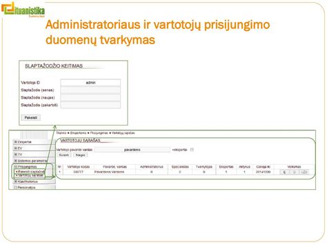 maršrutizatoriaus prisijungimo duomenų keitimas