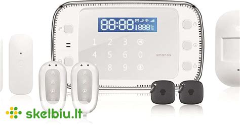 moderni namų apsaugos sistema su GSM centriniu bloku