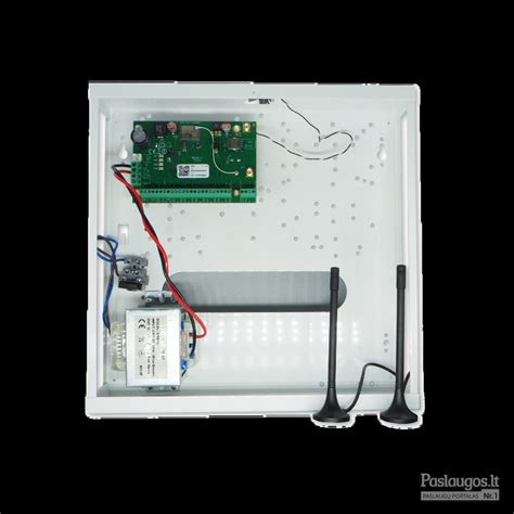 schematinis GSM signalizacijos sistemos prijungimo pavyzdys